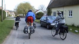 Riding through the village of Ham, 5.8 miles from Taunton